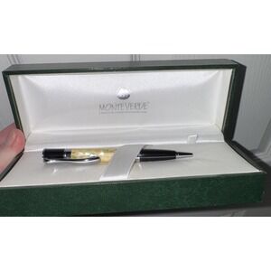 Nib Monteverde Mini Jewelria Shell Ballpoint Pen Gift Collectible Ink Office New